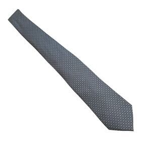 Jos A. Bank Men's Blue and Cream Floral Silk Tie